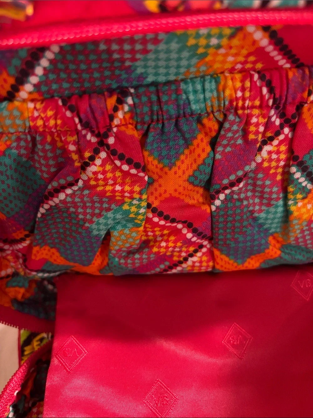 Vera Bradley Rumba print Vivian hobo bag and small Cosmetic Pouch